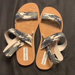 Cute camo sandals
